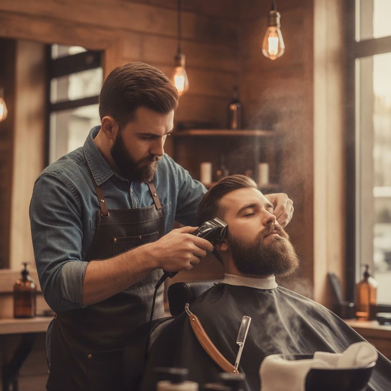 Bartpflege beim TEMIR Friseursalon Mühlacker